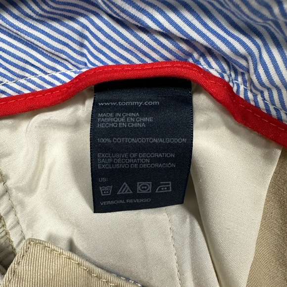 Tommy Hilfiger Boys Pants Size 16 Regular Khaki Tan Flat Front - Picture 8 of 8